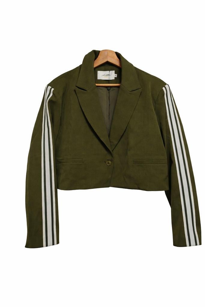 Ambika blazer - groen met streep - maat m, Maat 38/40 (M), Nieuw, Ophalen of Verzenden, Jasje