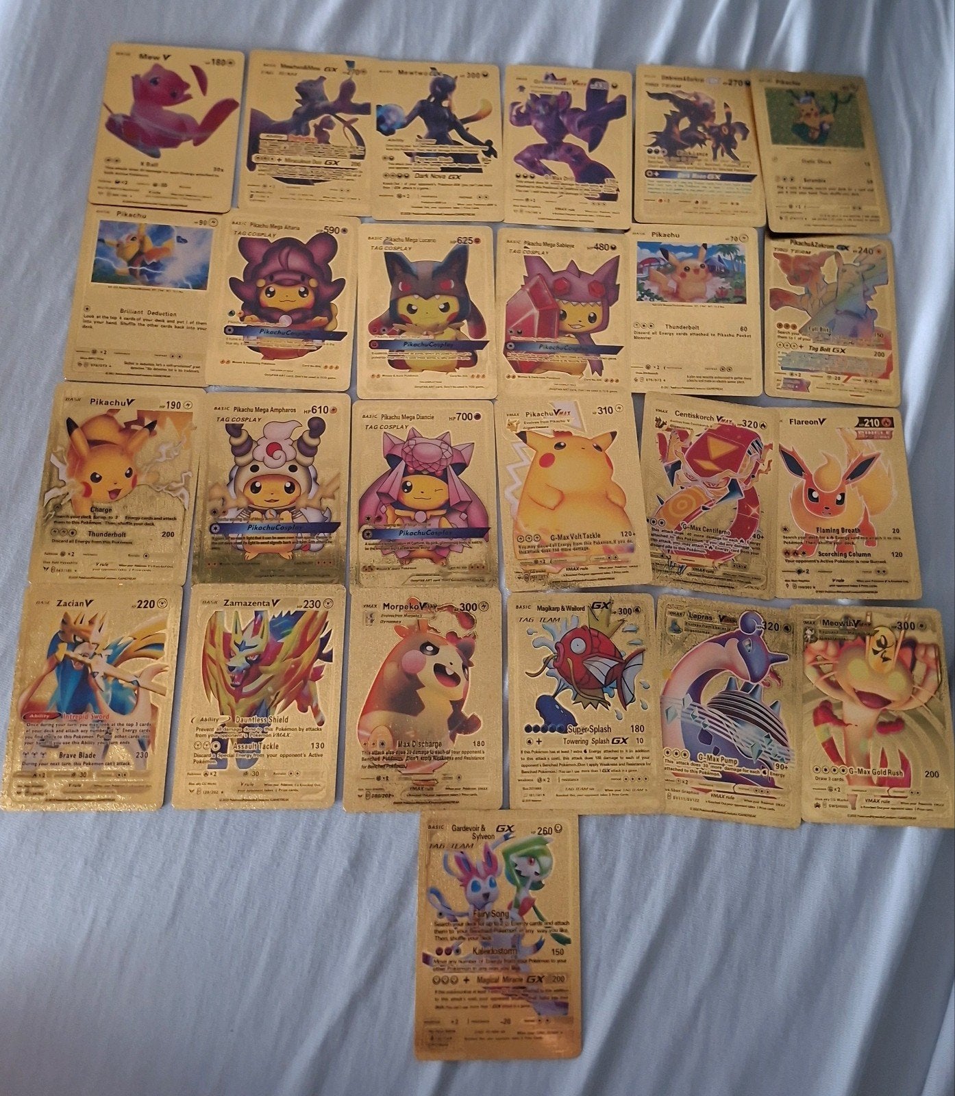 25 Gouden Pokemon Kaarten Collectie - Diverse Zeldzame Kaart, Ophalen of Verzenden, Zo goed als nieuw