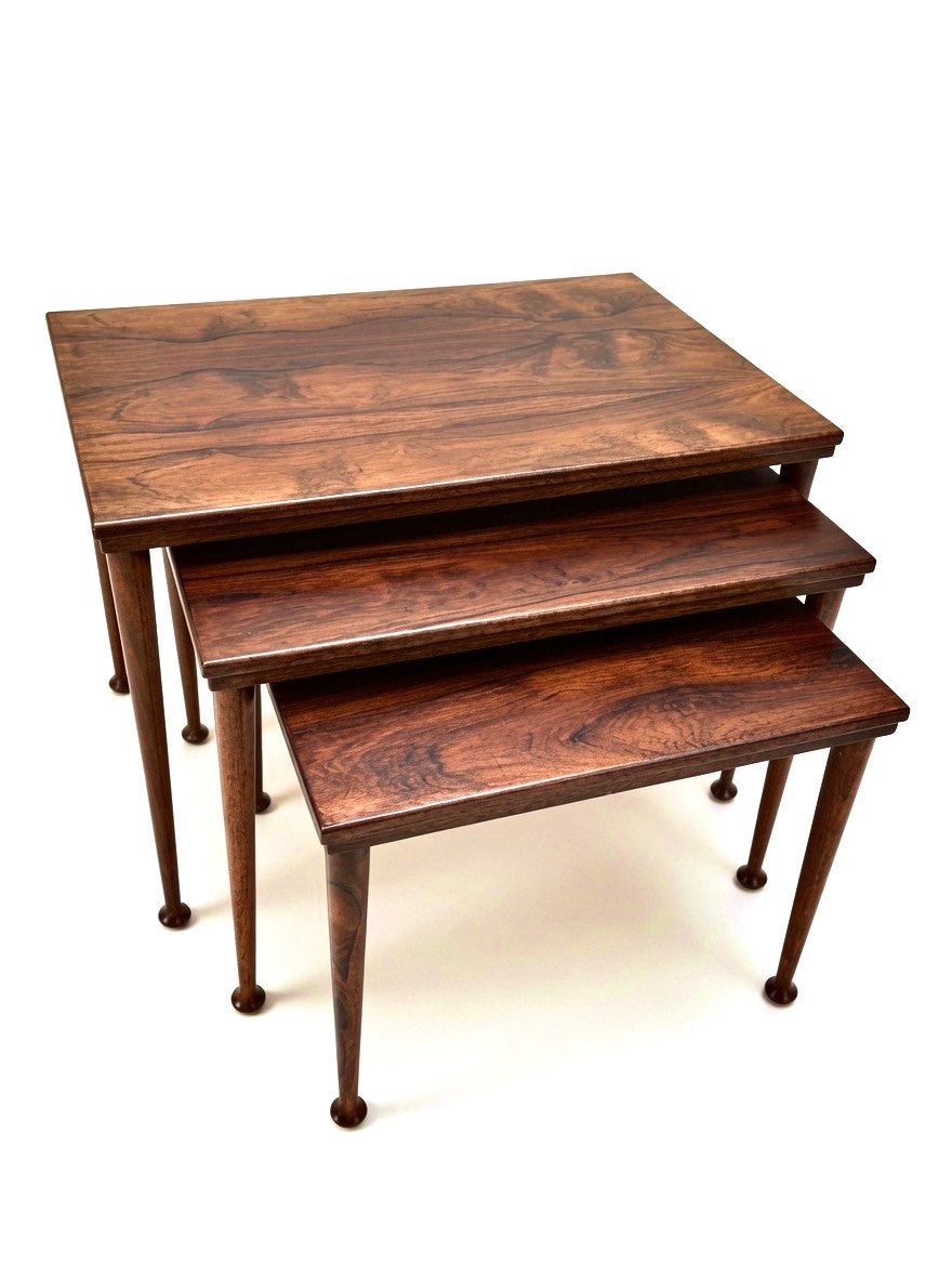 Deens design mimiset in palissander fineer, Verzenden