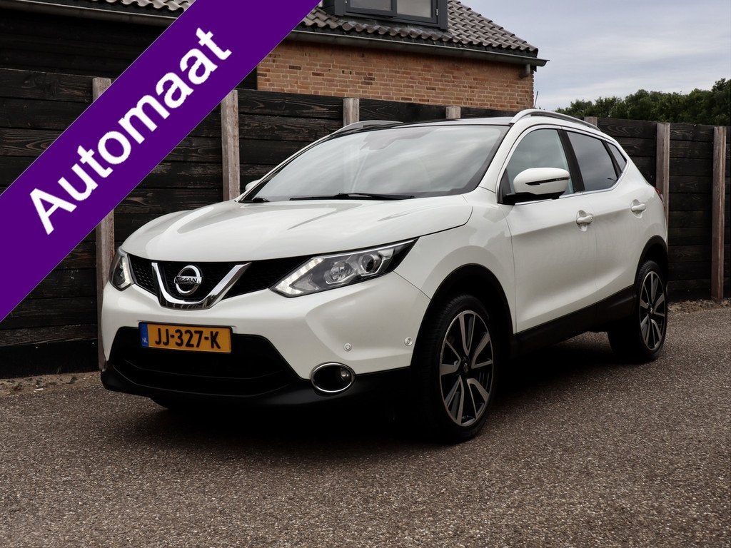 Nissan QASHQAI 1.2 Tekna AUT. (bj 2016, automaat), Auto's, Nissan, Gebruikt, 4 cilinders, 116 pk, Wit