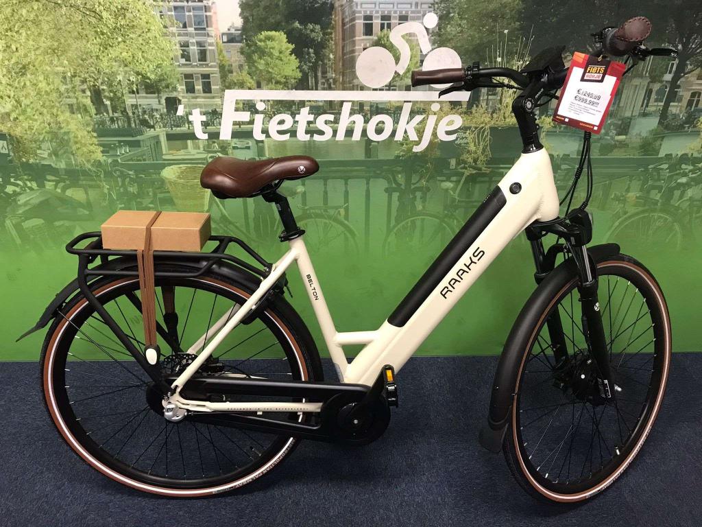 Fietshokje Raaks: Raaks Belton Creme elektrische damesfiets, Niet ingevuld, Ophalen of Verzenden, 50 tot 53 cm, Niet ingevuld