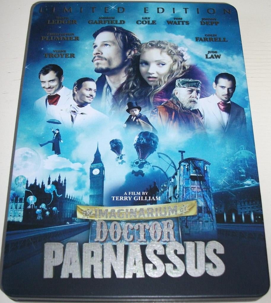Dvd *** IMAGINARIUM OF DOCTOR PARNASSUS *** Steelbook, Vanaf 12 jaar, Ophalen of Verzenden, Zo goed als nieuw, Fantasy