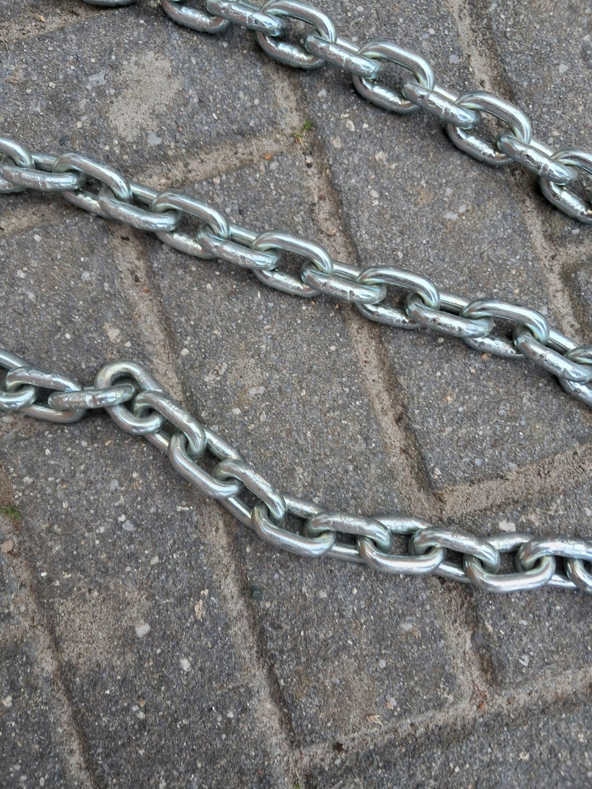 Zware schakelketting,  6 mm. doorsnee, 4.40 m. lang, Doe-het-zelf en Verbouw, Metalen, Ophalen of Verzenden
