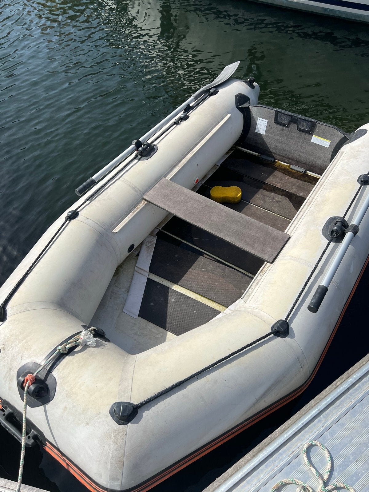 Rubberboot met plakker, Watersport en Boten, Ophalen of Verzenden, Gebruikt