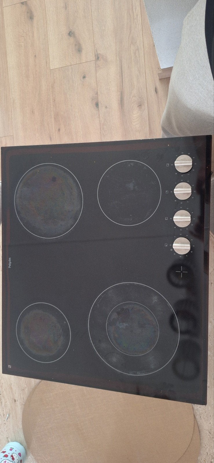 Pelgrim Keramische inbouw Kookplaat, Witgoed en Apparatuur, Kookplaten, Ophalen of Verzenden, Inbouw, Keramisch, 4 kookzones
