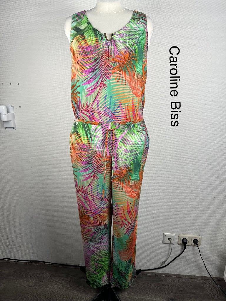 Caroline Biss Jumpsuit  (mt: 42) 17,2/9936, Kleding | Dames, Jumpsuits, Zo goed als nieuw, Maat 42/44 (L), Blauw, Ophalen of Verzenden