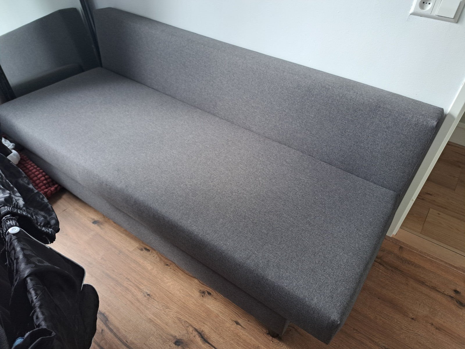 Ikea Älvdalen (bijna nieuwe) 2 persoons slaapbank, Ophalen, Zo goed als nieuw, Tweepersoons, Grijs