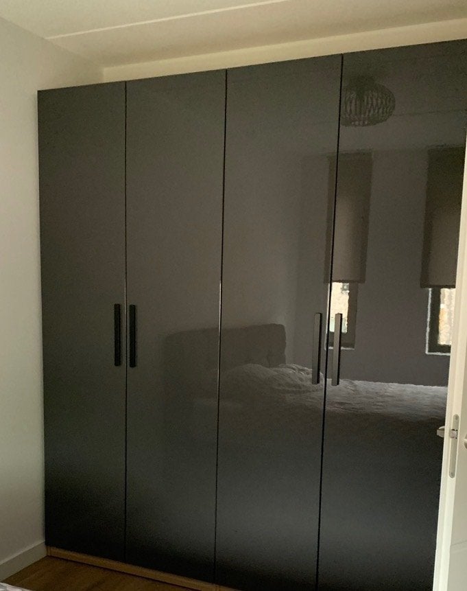 5x IKEA FARDAL hoogglans grijze deuren, Ophalen, Zo goed als nieuw, 25 tot 50 cm, 200 cm of meer