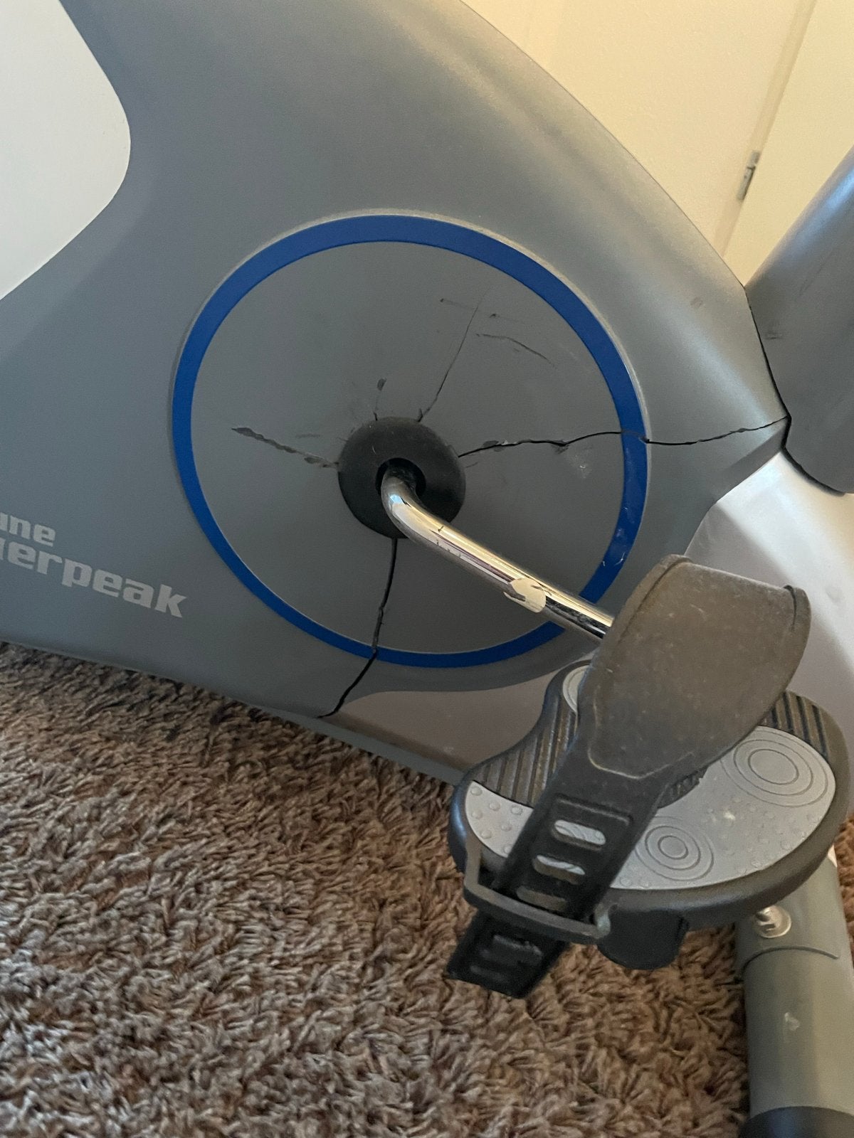 Hometrainer Powerpeak, Ophalen, Gebruikt, Metaal, Benen