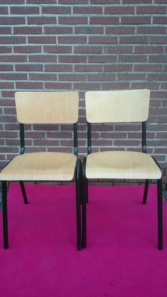 Houten stapelstoelen, Ophalen, Gebruikt, Overige kleuren, -