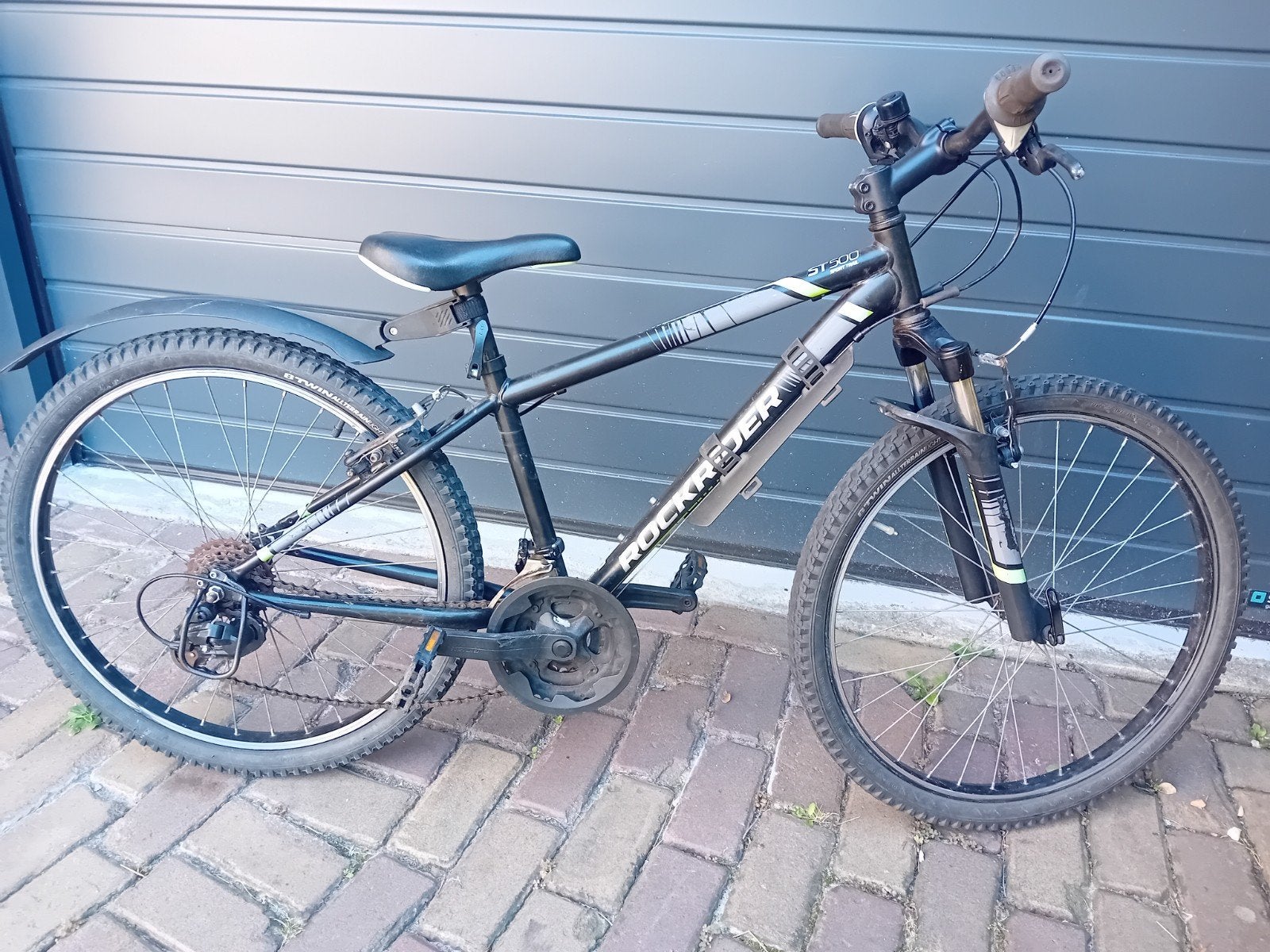 Rockrider ST 500 24 inch 18 versnellingen voorvering, Fietsen en Brommers, Fietsen | Jongens, Gebruikt, Velgrem, Versnellingen