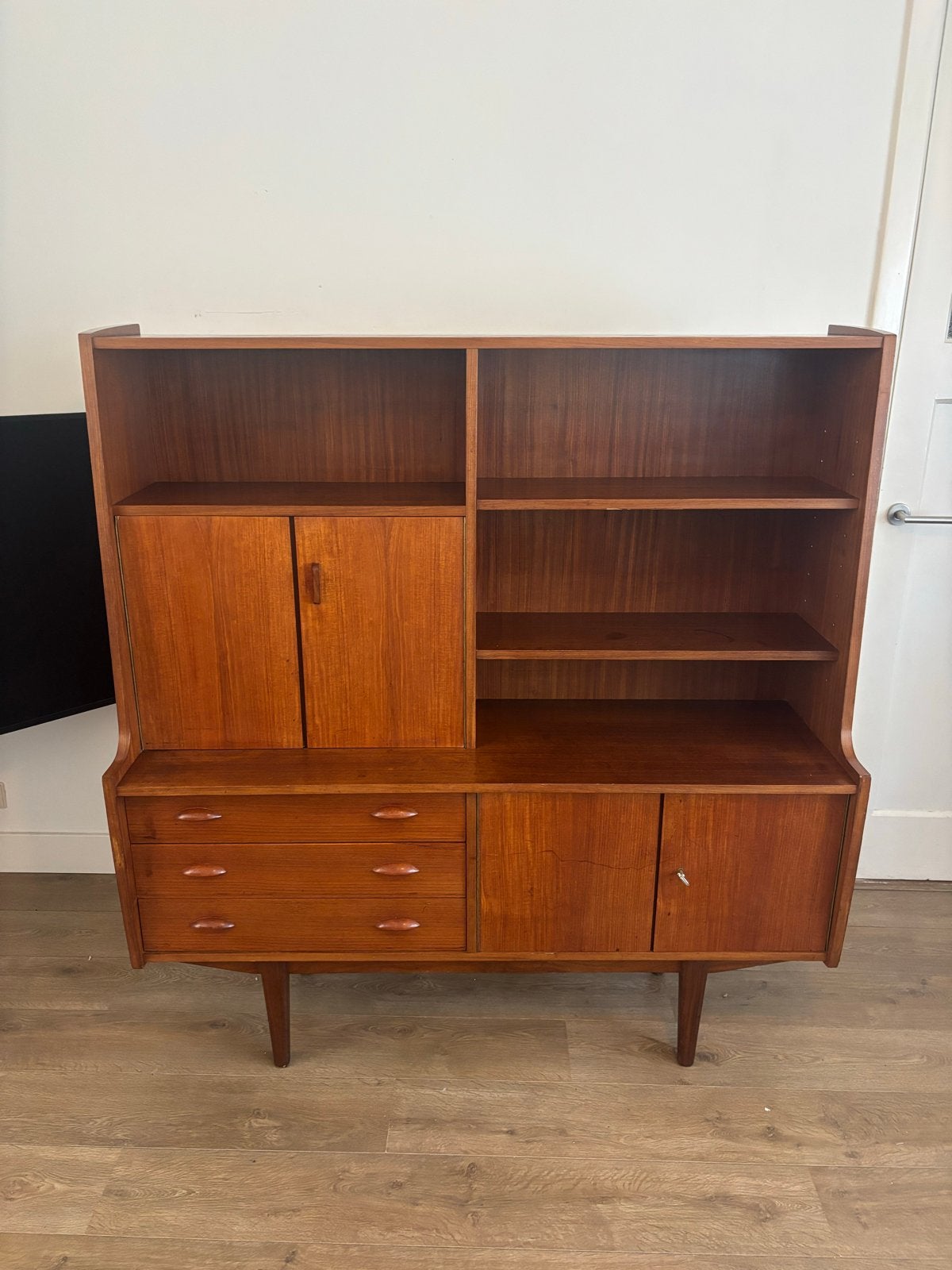 Vintage Teak Dressoir/Boekenkast - Jaren '60 Scandinavisch D, Ophalen