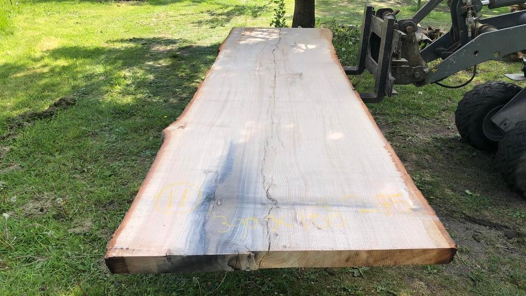 Mooi eikenhouten boomstamblad | 100 cm breed, Ophalen, Nieuw, 250 cm of meer, Planken
