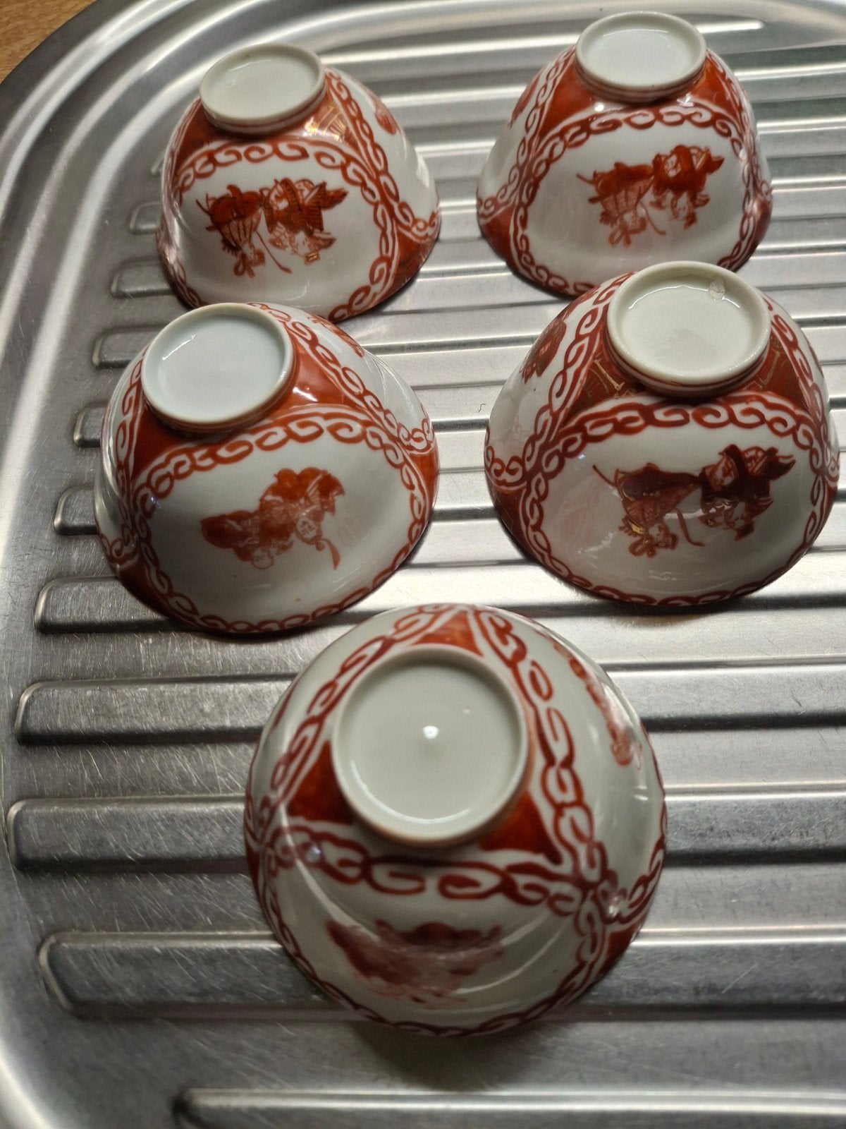 5 chinese  kommetjes  gaaf, Ophalen of Verzenden