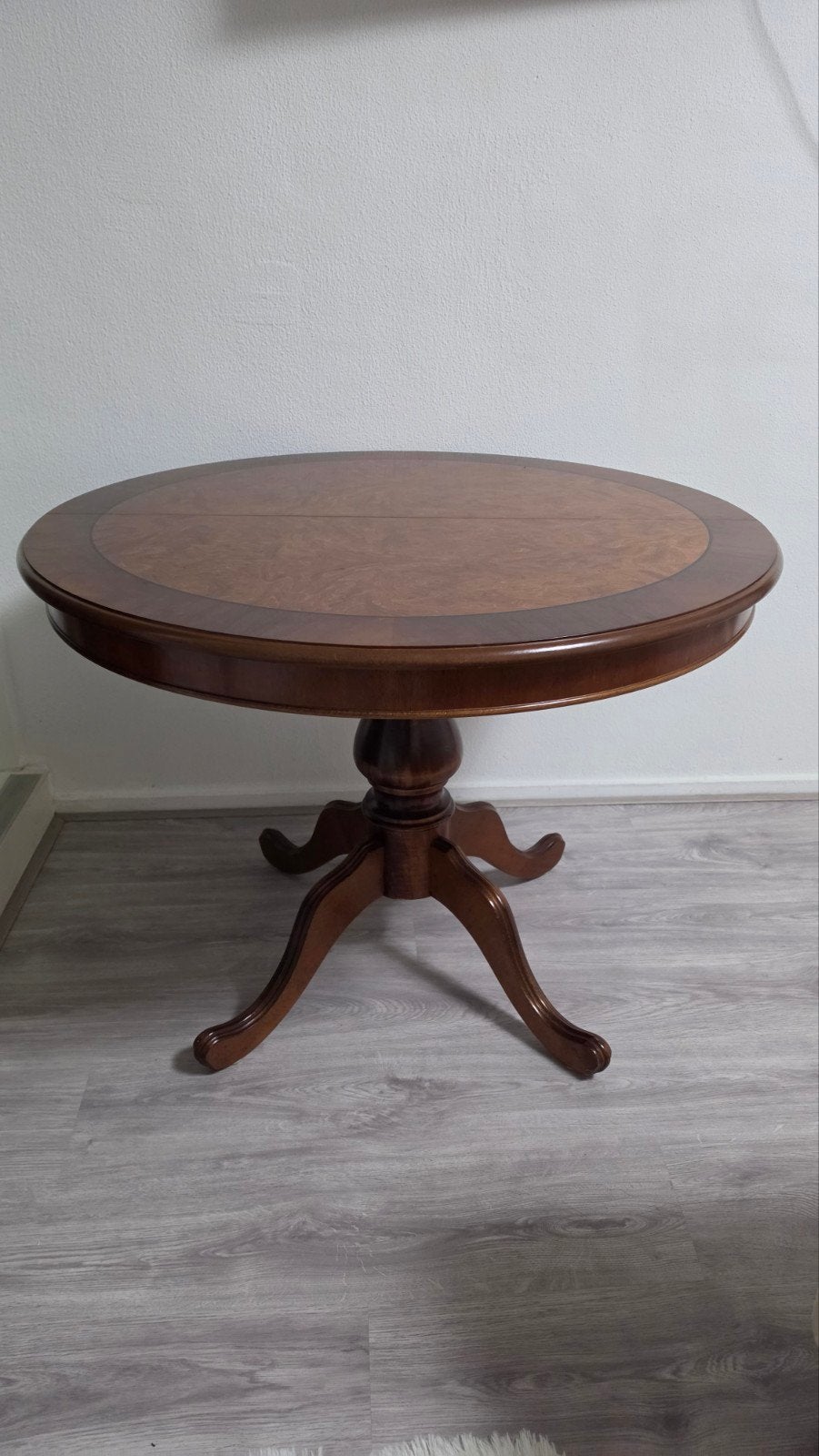 Uitschuifbare Ronde Eettafel 100-140 cm - 4-6 Personen, Huis en Inrichting, Tafels | Eettafels, Gebruikt, Klassiek, Rond, Ophalen of Verzenden