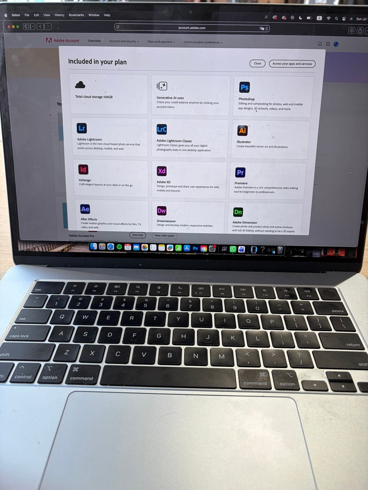 Adobe Creative Cloud pro 1 jaar account, Ophalen of Verzenden, Nieuw, MacOS