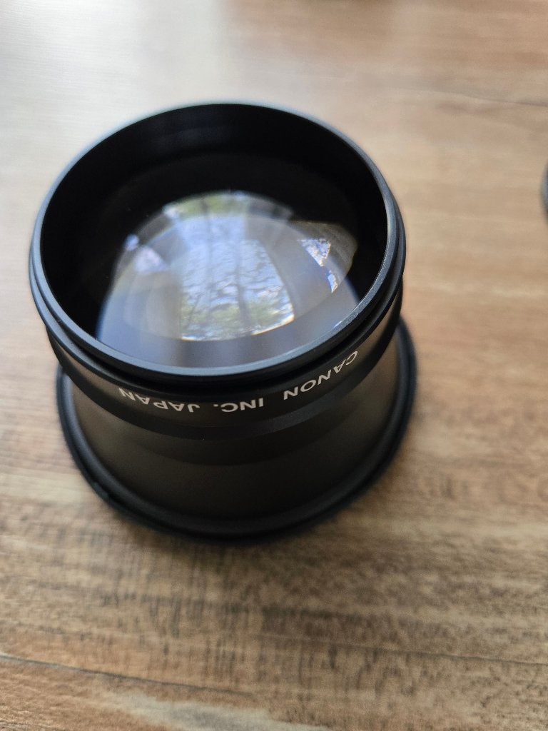 Canon tele-converter en wide-converter., Ophalen, Gebruikt, Canon, Beschermhoes/tas