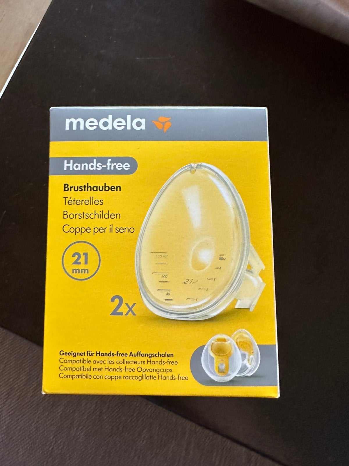 Medela hands-free borstschild 21mm, Ophalen, Nieuw, Borstkolf, Medela