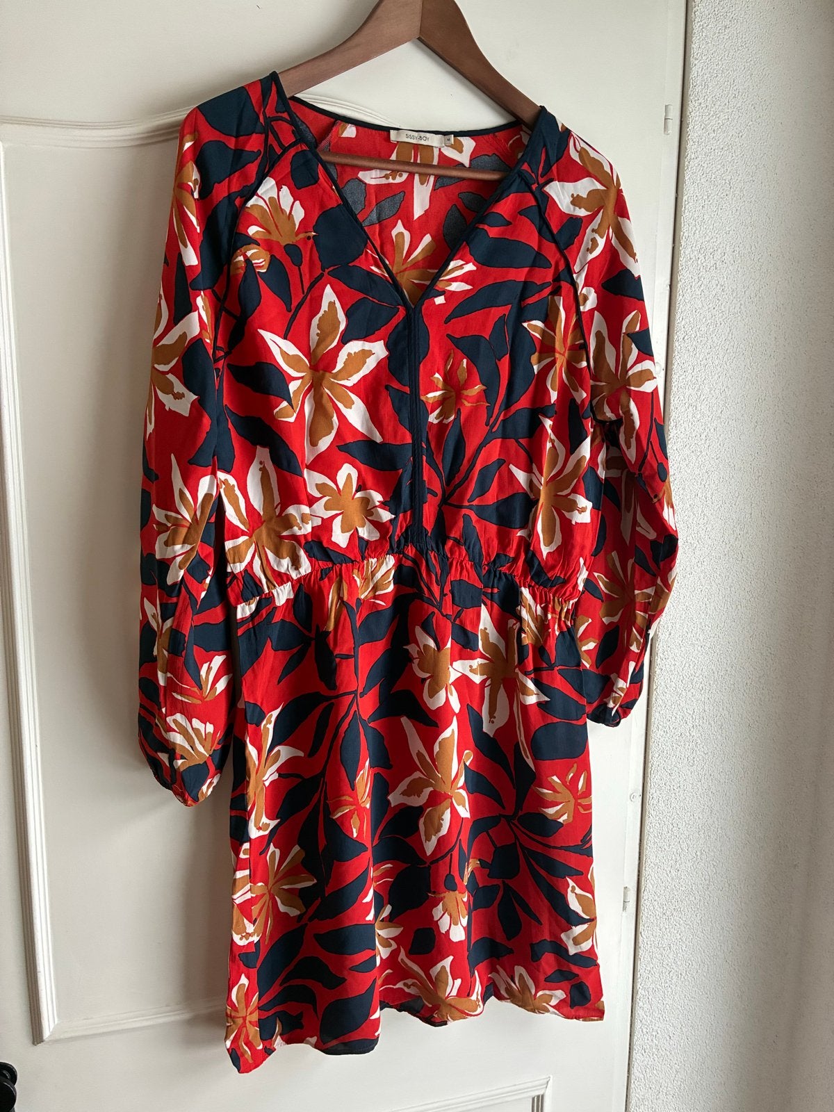 Sissy-Boy jurk met bloemenprint - Maat M, Kleding | Dames, Maat 38/40 (M), Ophalen of Verzenden, Zo goed als nieuw, Knielengte