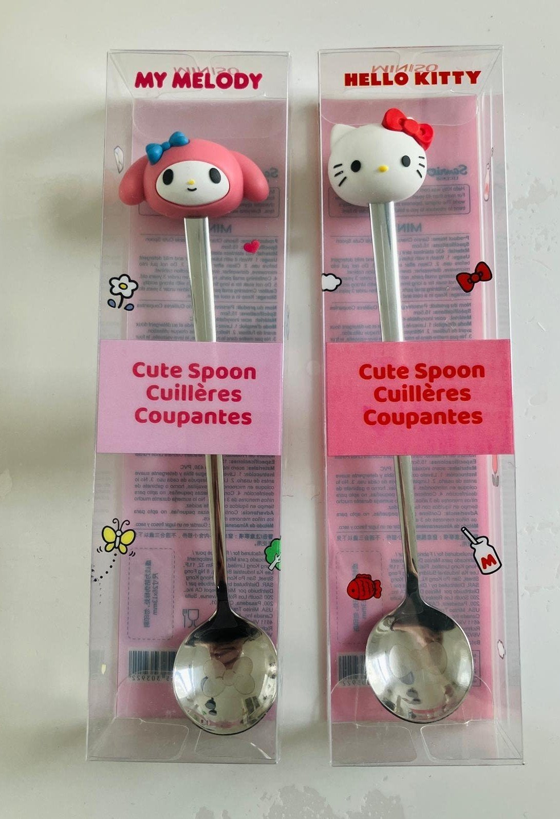 hello kitty my melody lepels, Huis en Inrichting, Ophalen, Nieuw, Rvs of Chroom