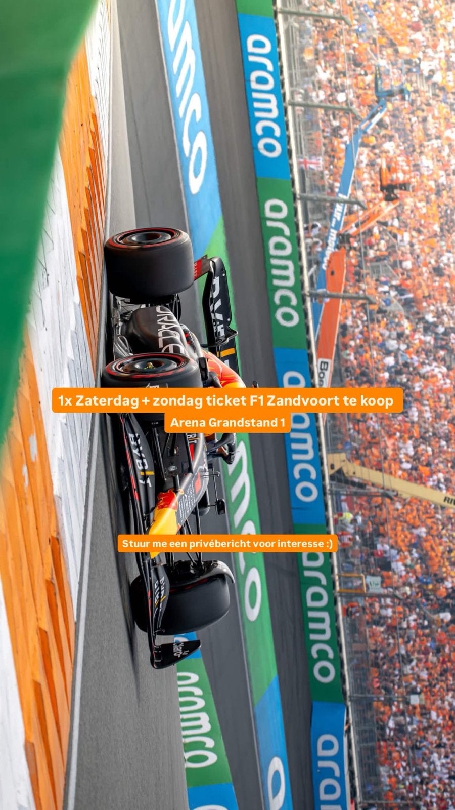 Formule 1 kaart voor Zandvoort op de zaterdag en zondag, Tickets en Kaartjes, Eén persoon
