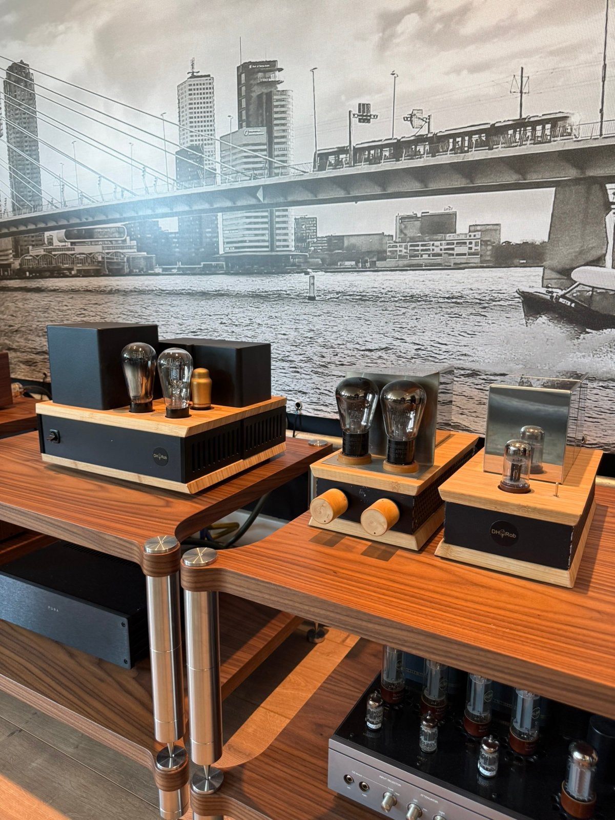 DHT Rob versterker set voor & eind 245 buis, Versterker, Info@audiohaven.nl, Ophalen of Verzenden, 6827BA