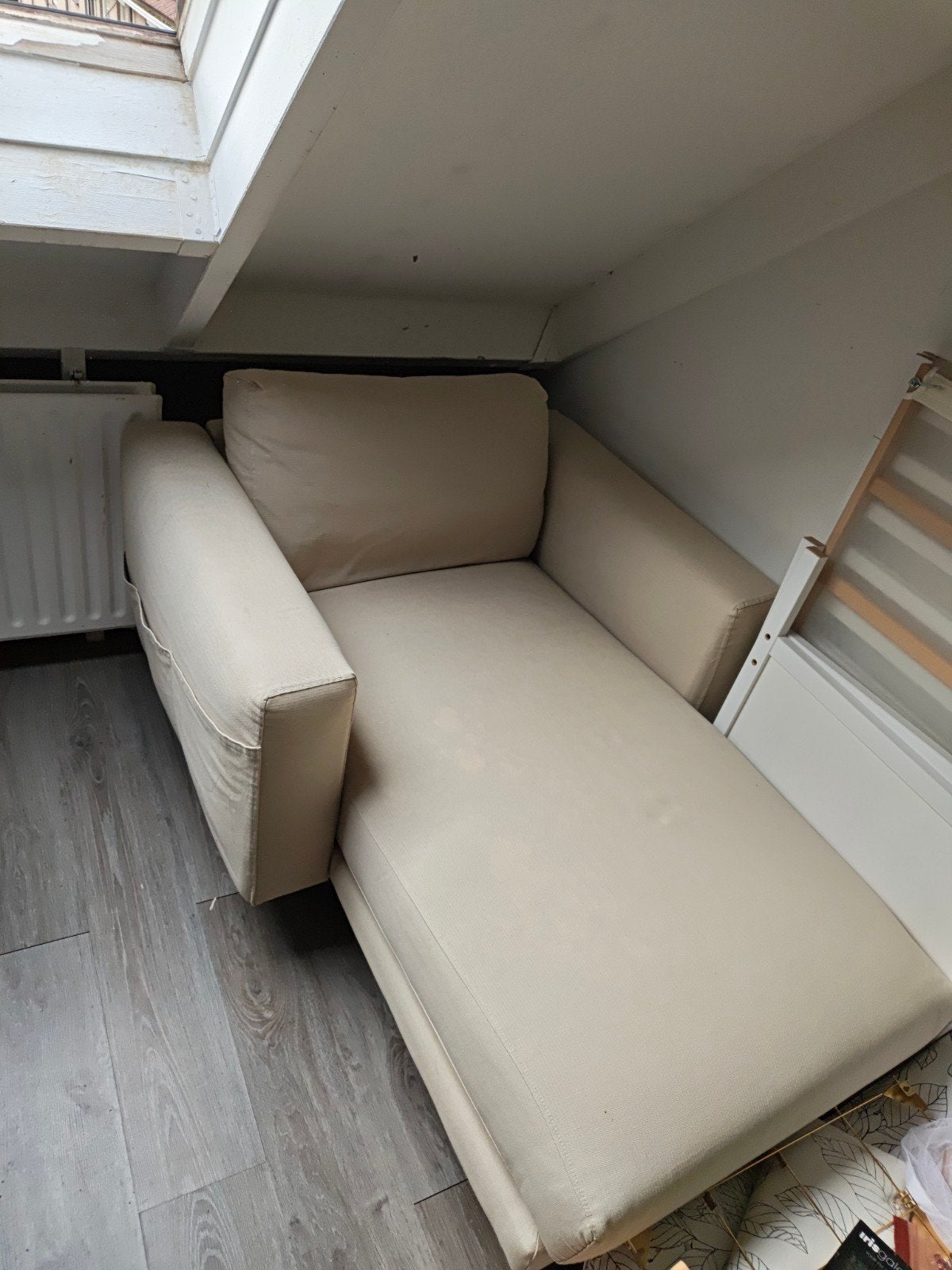 IKEA NORSBORG Chaise Longue | Zo goed als nieuw, Huis en Inrichting, Ophalen, Eenpersoons, 150 tot 200 cm, Zo goed als nieuw