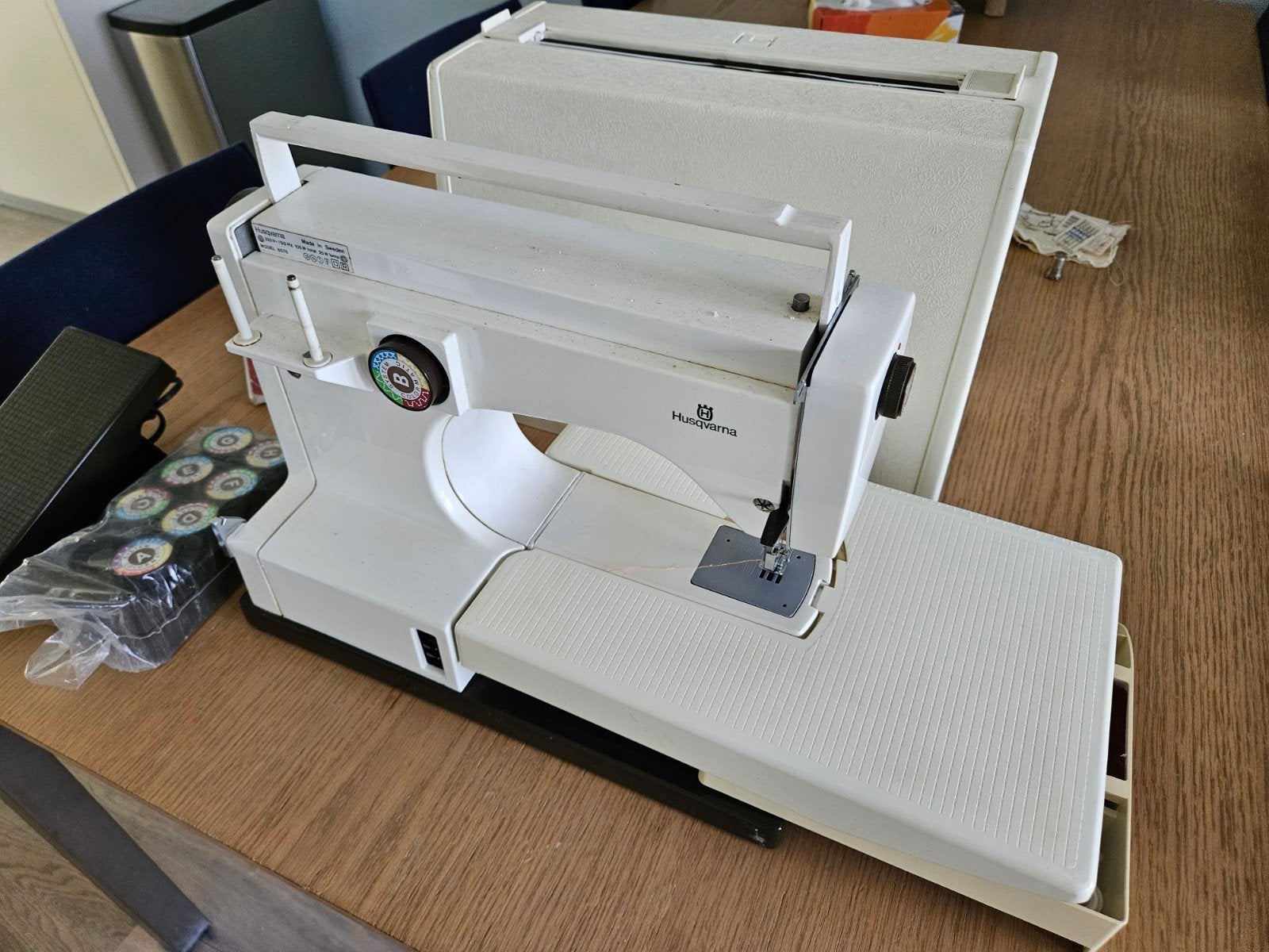 Husqvarna Viking SLE 6570 naaimachine, Hobby en Vrije tijd, Ophalen, Gebruikt, Naaimachine, Husqvarna