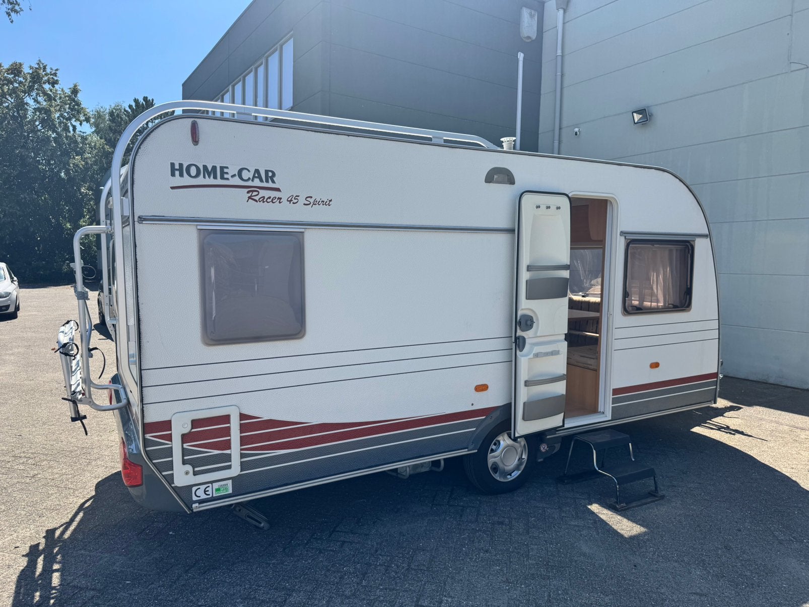 HOME-Car Racer Spirit 45 - Fransbed Inc Mover en Fietsenrek!, Rondzit, Tabbert, Bedrijf, 6 tot 7 meter