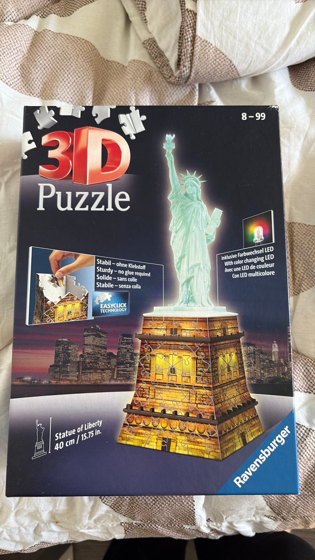 3D puzzle, Ophalen, Zo goed als nieuw
