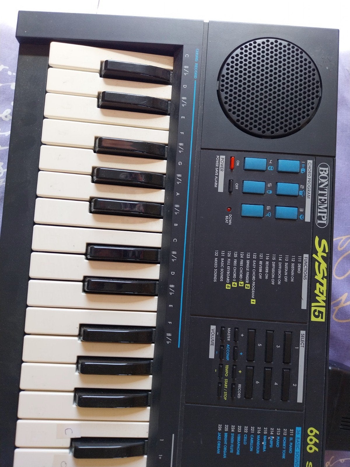 Bontempi System 5 BT 805 Keyboard - 49 toetsen, Ophalen, Gebruikt, 49 toetsen, Overige merken