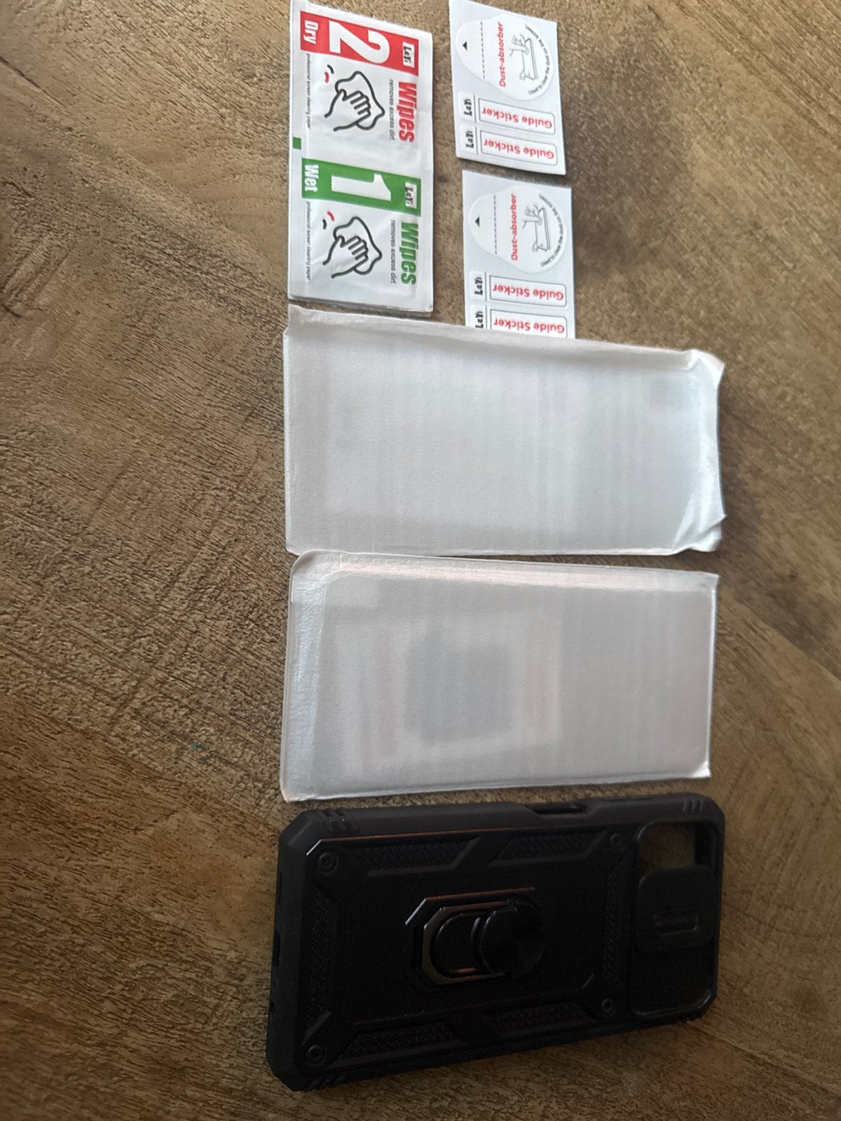 Telefoonhoesje met screenprotectors en schoonmaakset, Ophalen of Verzenden, Nieuw, Hoesje of Tasje
