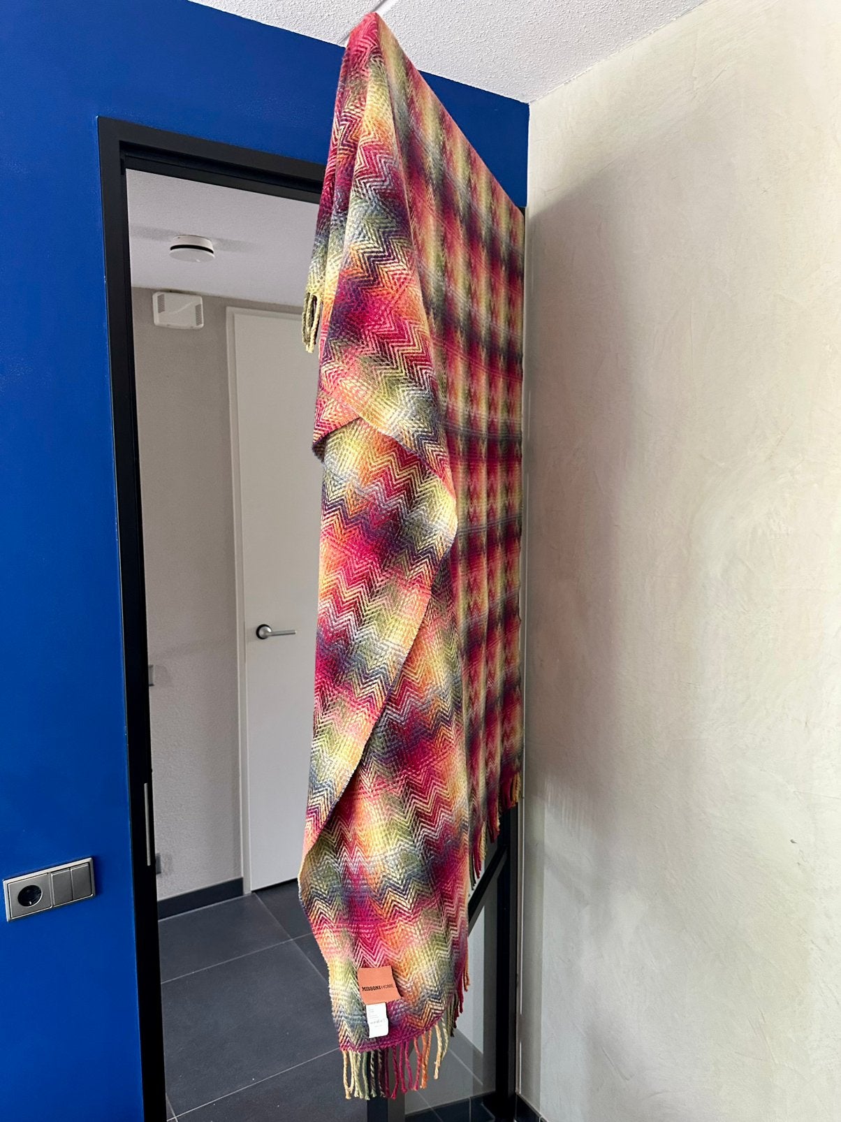Missoni Home Montgomery Throw Sprei Plaid, 190 cm, Woondeken, 130 cm, Wol