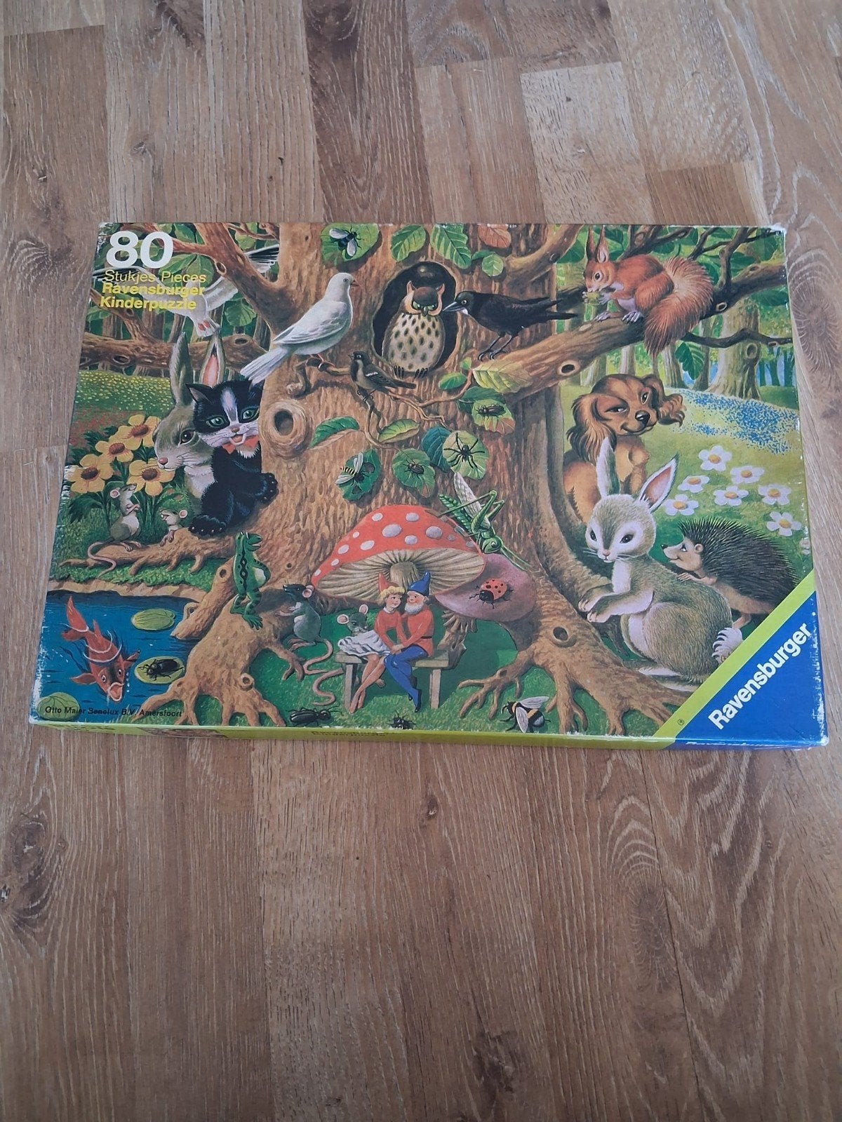 Ravensburger Kinderpuzzel 80 stukjes - Bosdieren, Ophalen of Verzenden, 10 tot 50 stukjes, Gebruikt, 4 tot 6 jaar