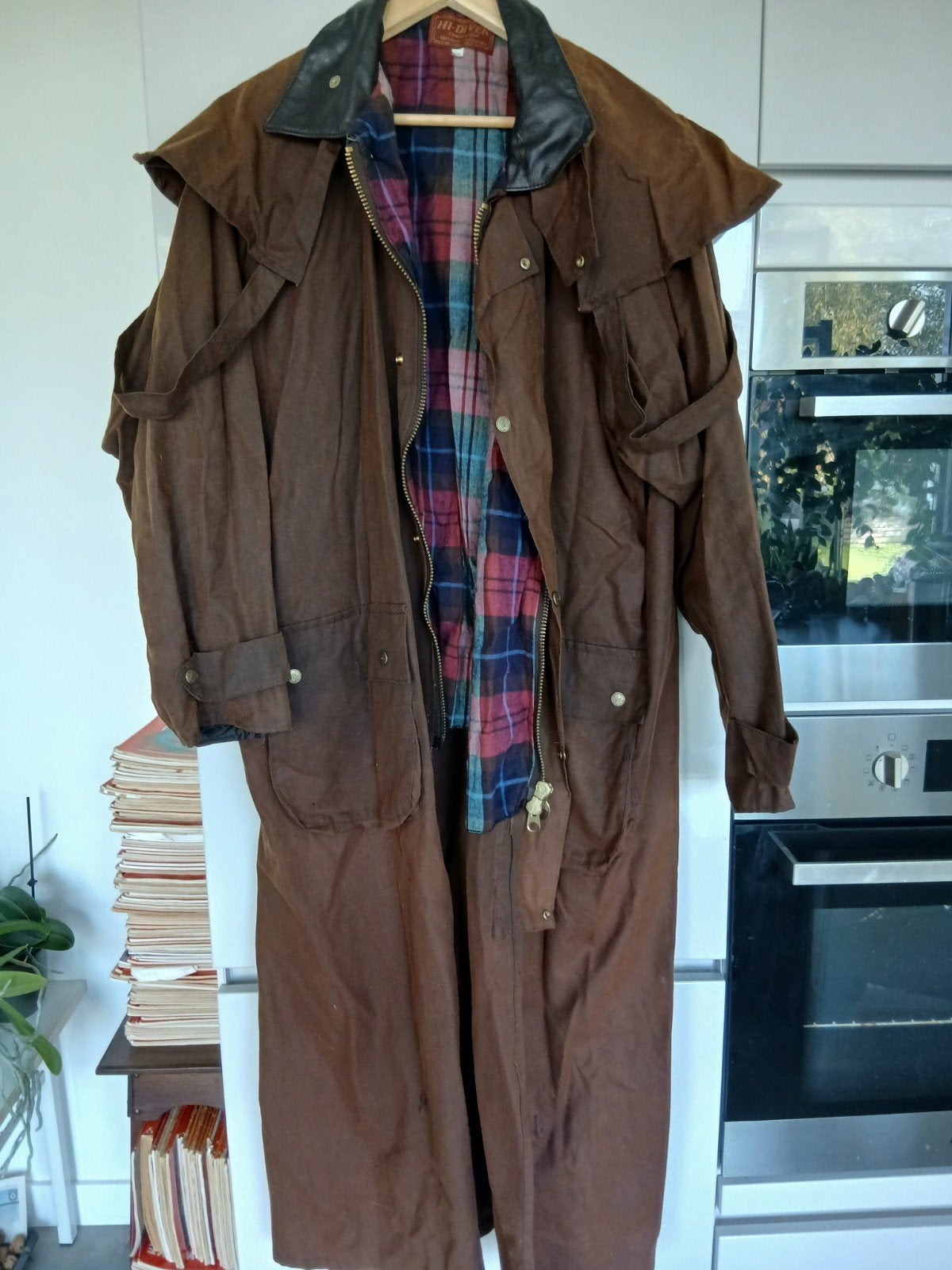 Hi-Diver Country & Outdoor Garments Lange Jas XXL, Bruin, Overige maten, Ophalen of Verzenden, Gedragen