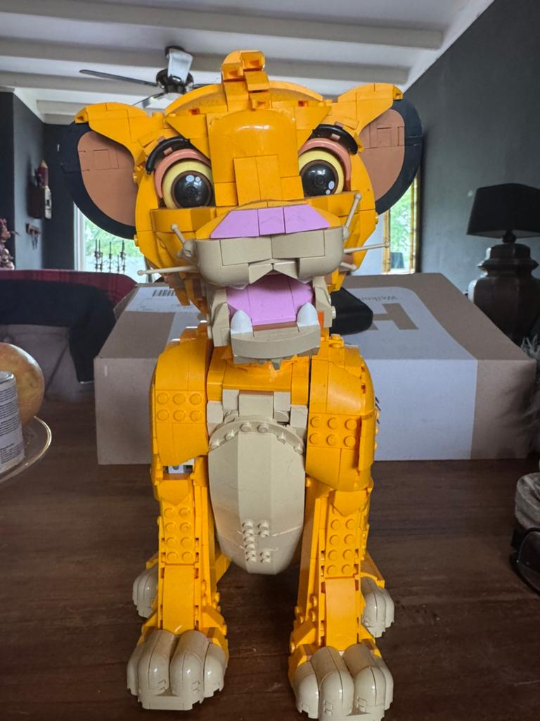 Lego Disney Simba de Leeuwenkoning (43247), Lego, Ophalen of Verzenden, Zo goed als nieuw, Compleet