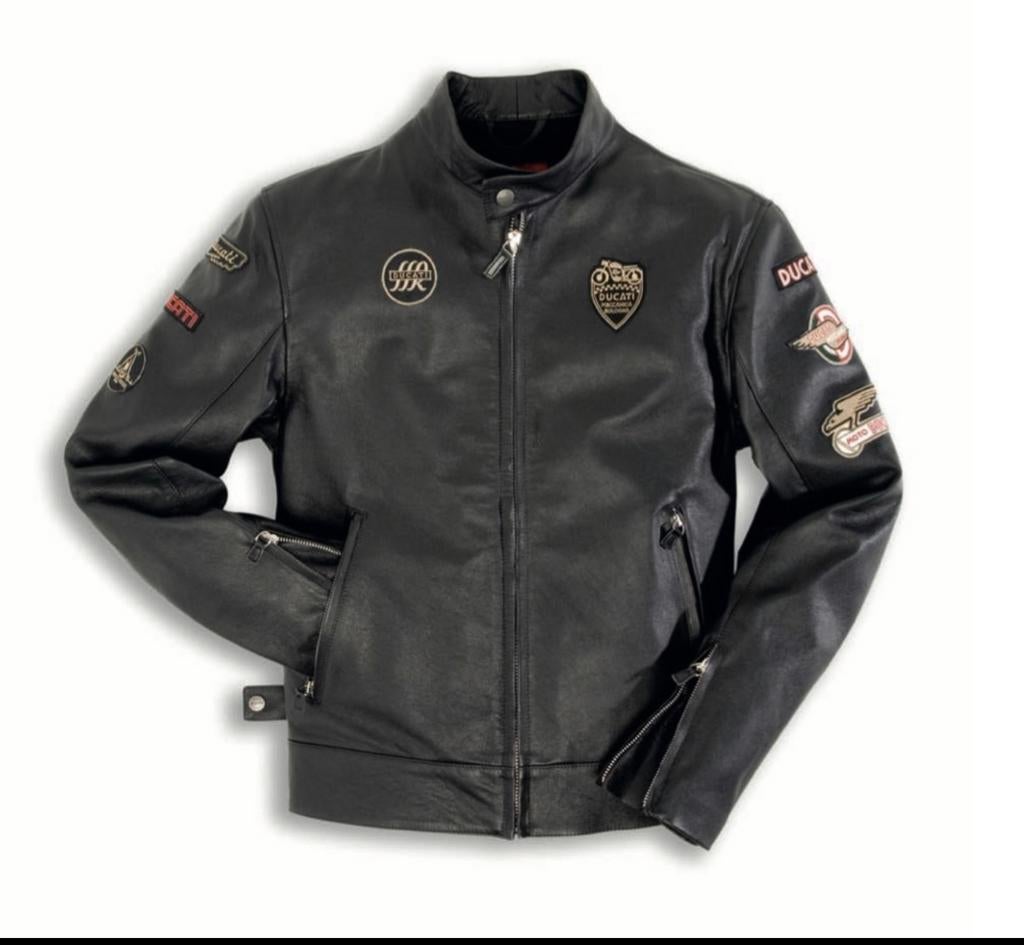 Ducati Leren Motorjas by (type Historical by Dainese), Motoren, Kleding | Motorkleding, Jas | leer, Heren, Tweedehands, Ophalen