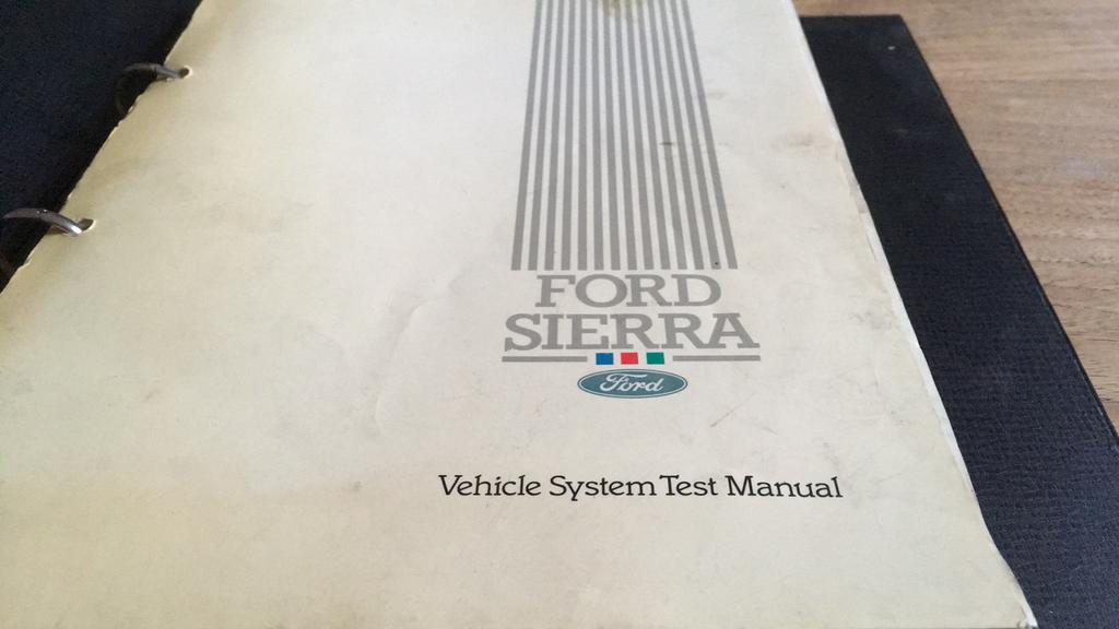 Ford Sierra Vehicle System Test manual 1987, Auto diversen, Ophalen of Verzenden