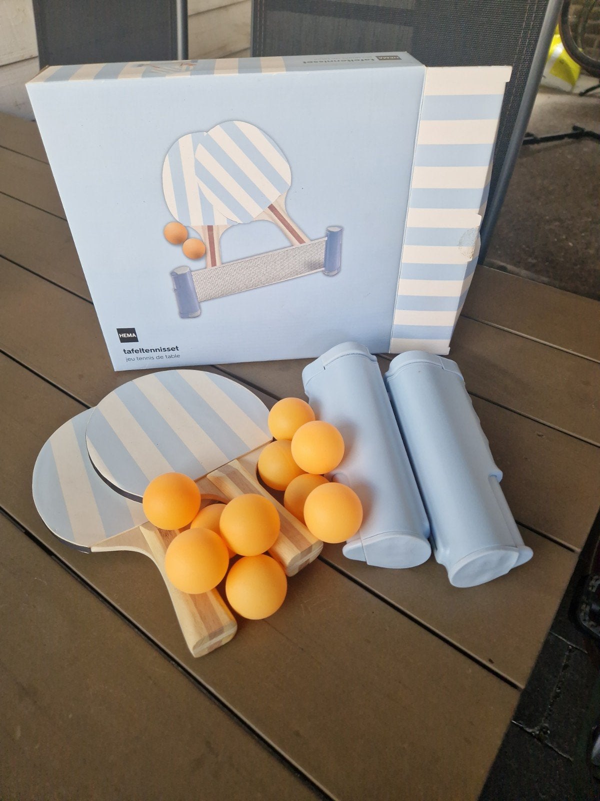Hema Tafeltennisset - Zo goed als nieuw in doos, Ophalen, Zo goed als nieuw, Net, Batje(s) of Balletje(s)