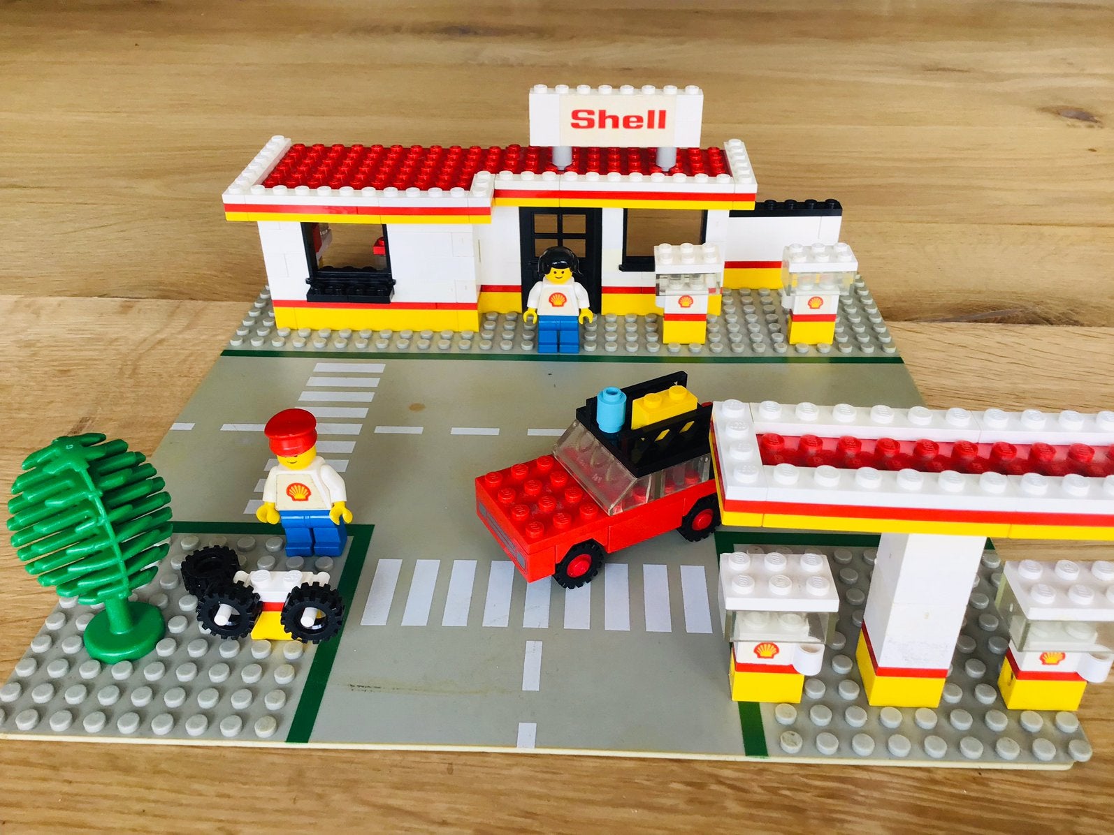 LEGO classic 377, LEGOLAND Shell service station, 1978, IZGS, Gebruikt, Lego, Compleet, Ophalen of Verzenden