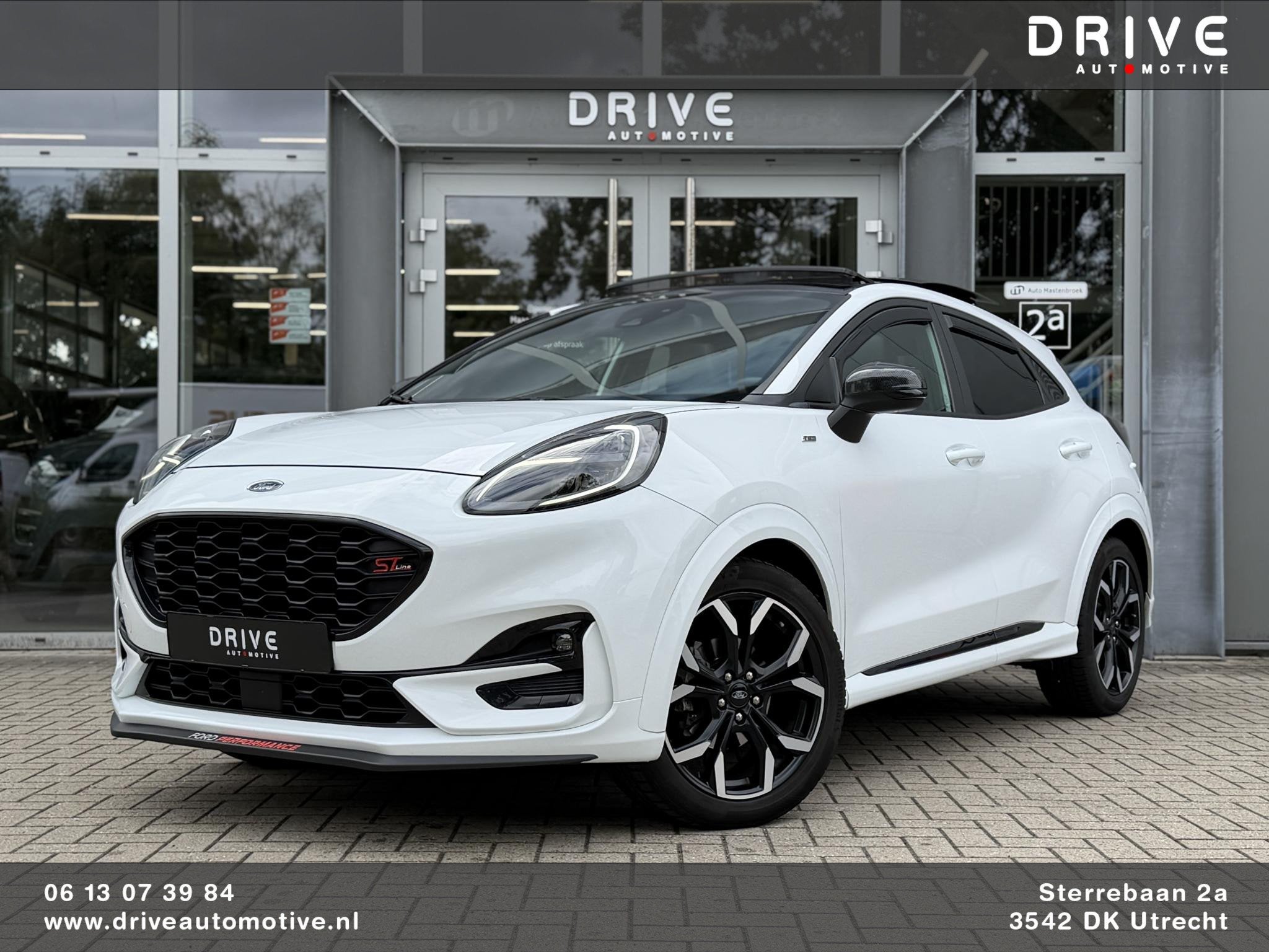 Ford Puma 1.0 EcoBoost Hybrid ST-Line X |Pano|B&O|Winter|Afn, Auto's, Ford, Voorwielaandrijving, 125 pk, Euro 6, Leder en Stof