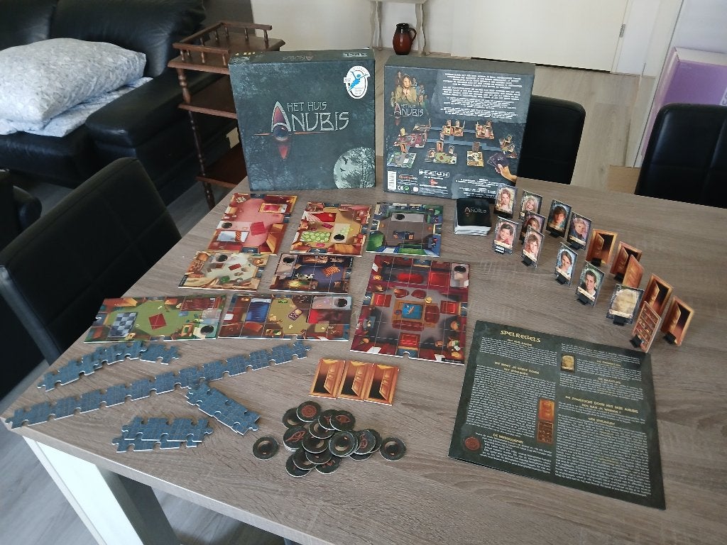 Het Huis Anubis Het Huis Anubis, Hobby en Vrije tijd, Gezelschapsspellen | Bordspellen, Vijf spelers of meer, Ophalen of Verzenden