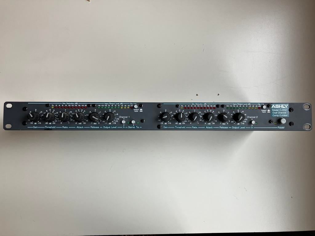 Ashly CLX52 analoge compressor stereo, Ophalen of Verzenden, Gebruikt, Overige merken