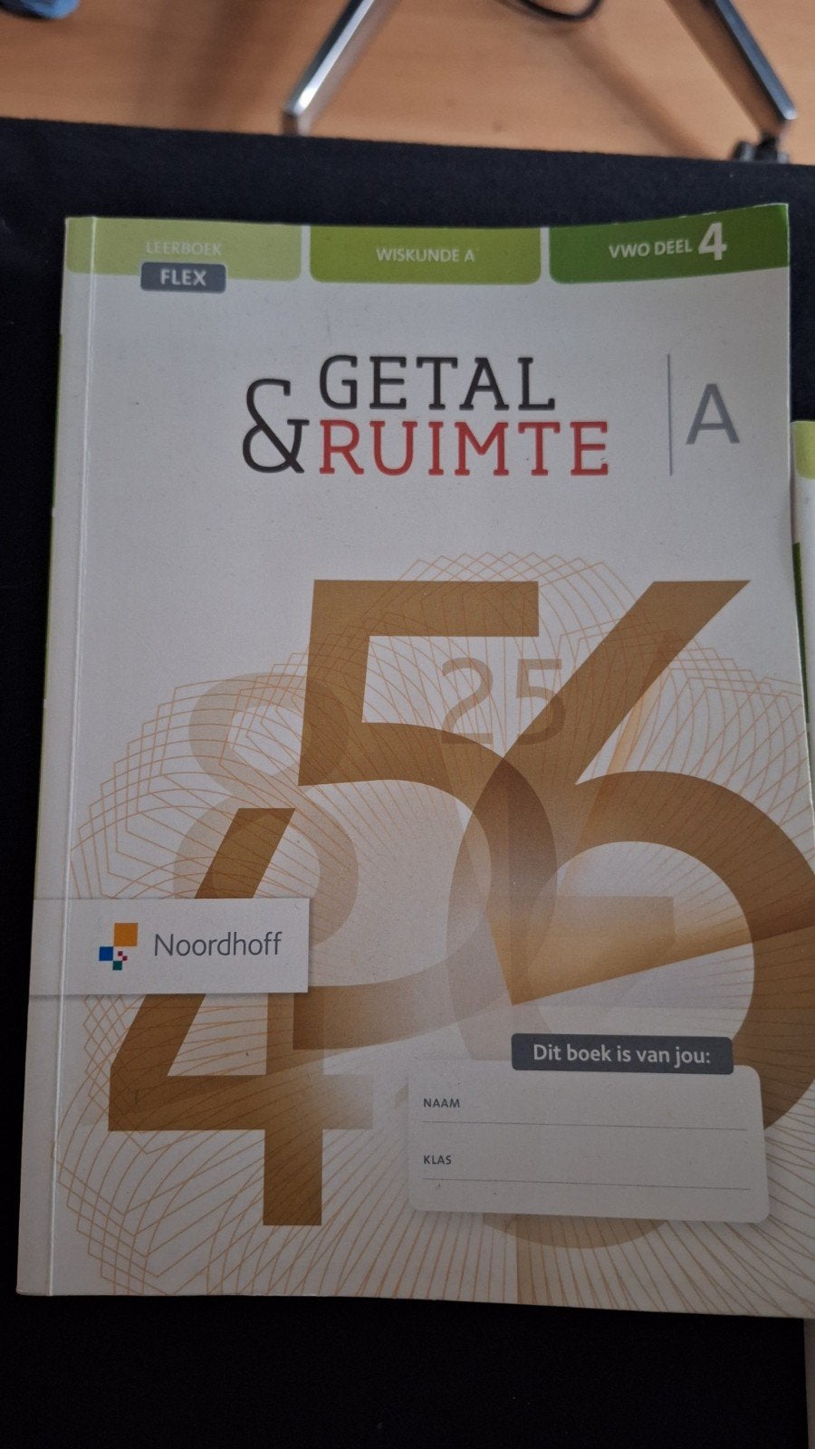 Getal en Ruimte VWO Wiskunde A (12e editie), VWO, Noordhoff, Zo goed als nieuw, Wiskunde A