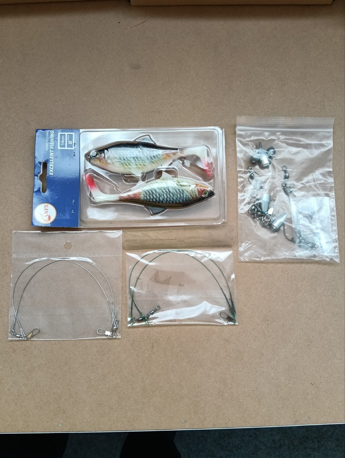 Complete set voor het vissen op baars snoek snoekbaars, Verzenden, Nieuw, Overige typen