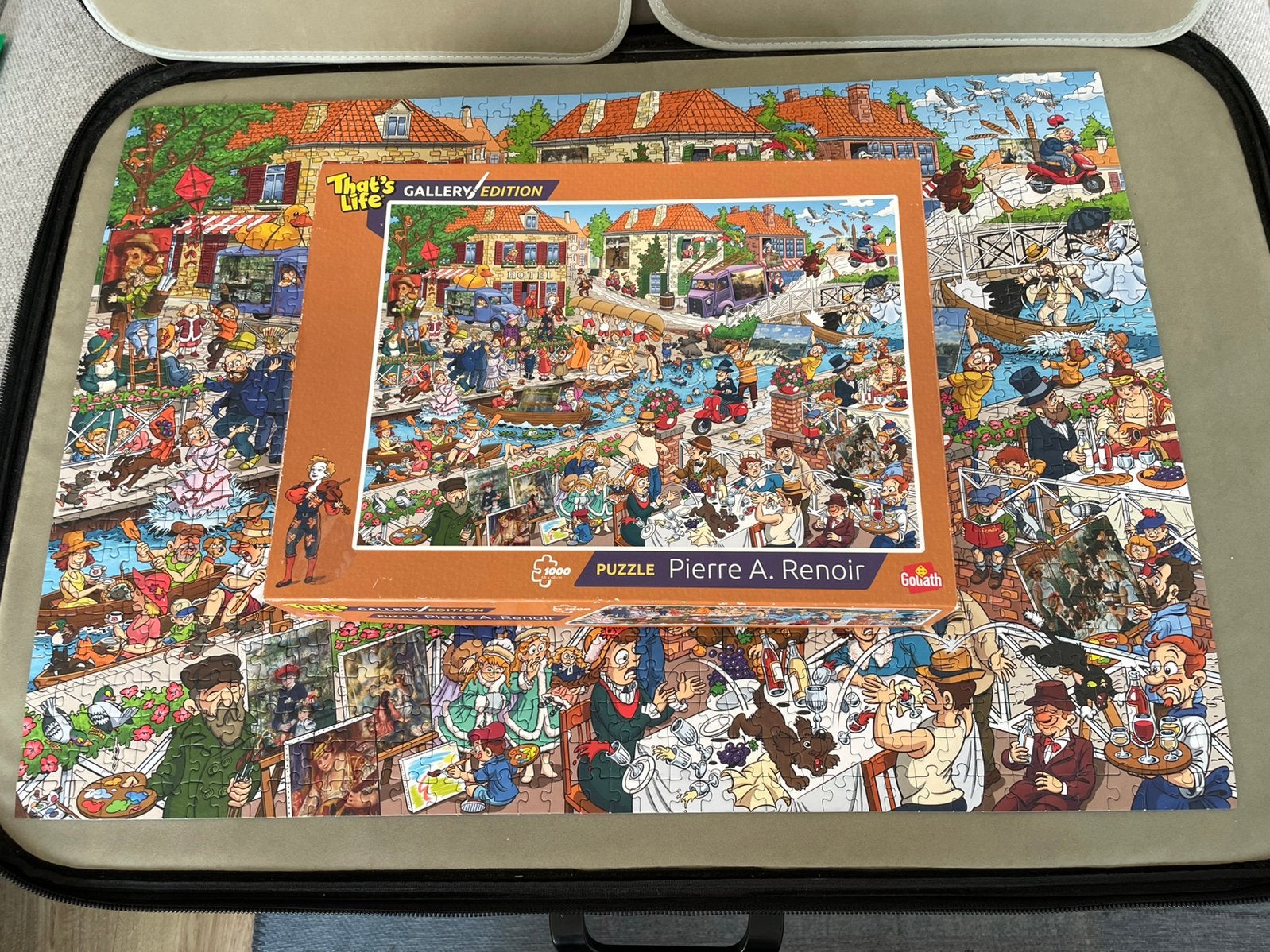 Puzzel That’s Life Pierre A. Renoir, Ophalen of Verzenden, 500 t/m 1500 stukjes, Gebruikt, Legpuzzel