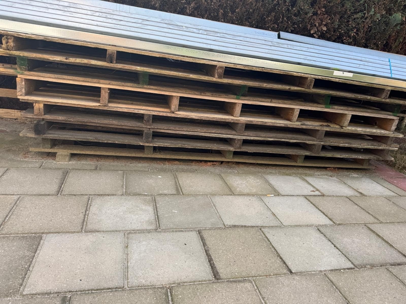 pallets, Doe-het-zelf en Verbouw, Hout en Planken, Ophalen, Zo goed als nieuw, Pallet, Minder dan 200 cm