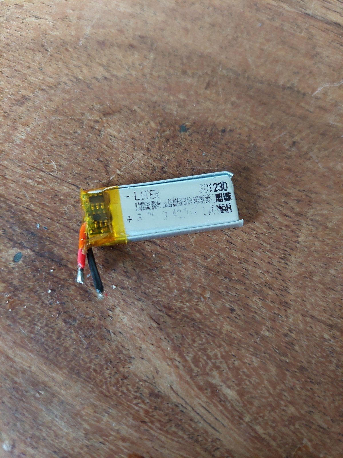 Kleine 1S LiPo accu batterij 3x1x0,2 cm - Nieuw, Ophalen of Verzenden, Nieuw, Oplaadbaar
