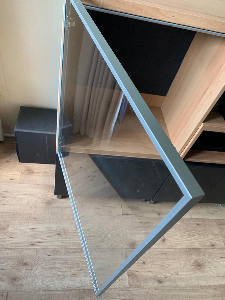 IKEA glazen kastdeur, Gebruikt, Glas, Minder dan 25 cm, Minder dan 100 cm