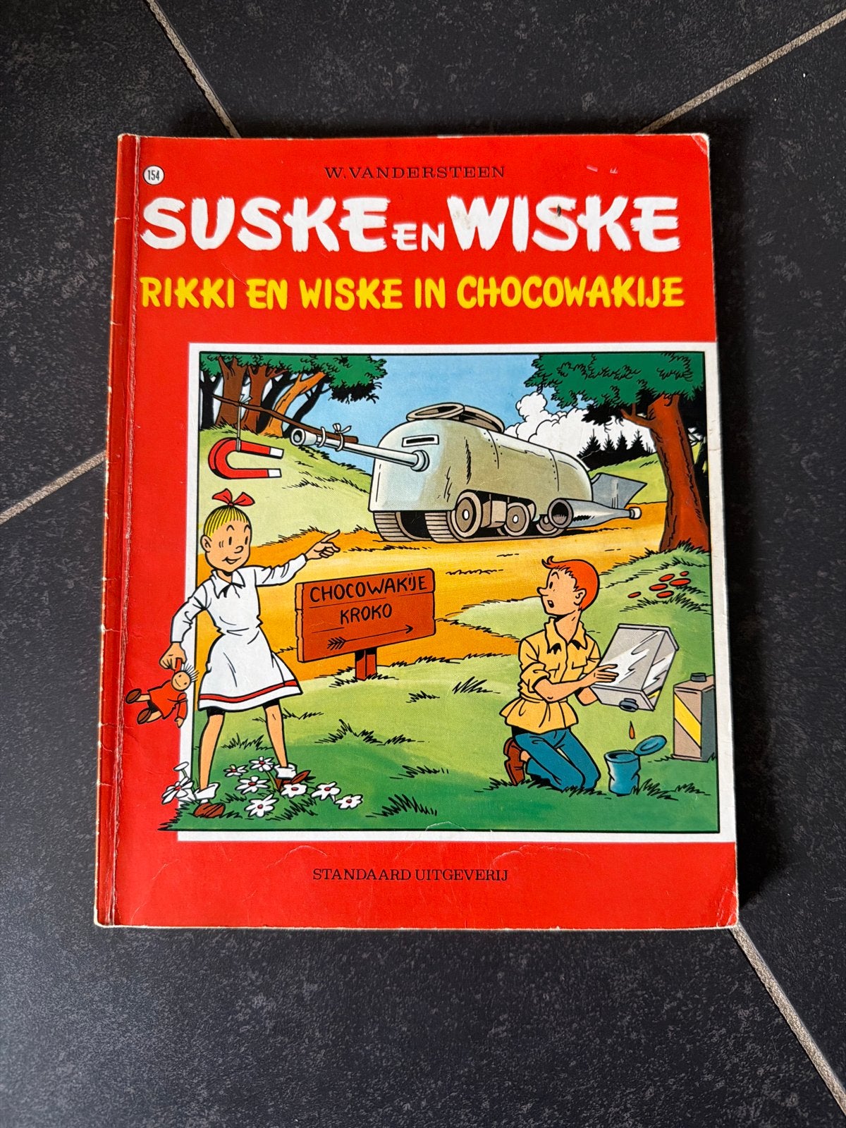 Suske en Wiske: Rikki en Wiske in Chocowakije (1975), Boeken, Stripboeken, Eén stripboek, Ophalen of Verzenden, Gelezen